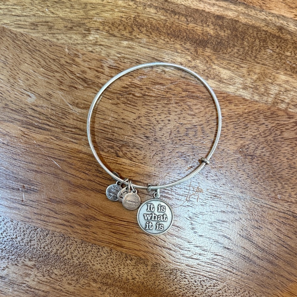 Silver “it is what it is” Alex & Ani